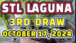 STL LAGUNA RESULT TODAY 3RD DRAW OCTOBER 17 2024  8PM  THURSDAY