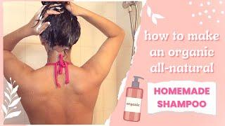 SAY GOODBYE TO CHEMICALS Make Your Own Organic All-Natural Homemade Shampoo Super easy