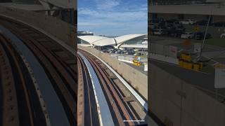 JFK AirTrain Approaching TWA Hotel and New Terminal 6 Under Construction June 16 2024