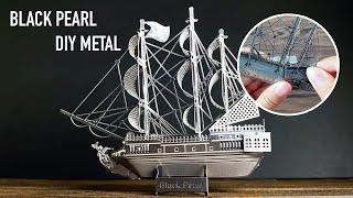 BLACK PEARL - DIY 3D Miniature Metal Puzzle