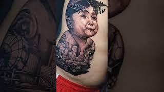 Rib cage portrait tattoo  RNLTATTOO artv 