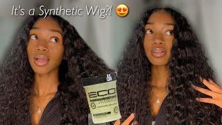 BEST SYNTHETIC DEEP WAVE WIG ?ft.Outre Dontella x Beauty Exchange Beauty Supply