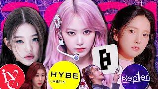 The Great Kpop Girl Group War of 2021 in a Nutshell Kep1er IVE NMIXX & LE SSERAFIM
