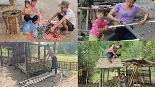 Full Video 120 day the girl building bamboo house in the forest - singlemom