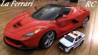 RC Toy Cars New Bright Laferrari Remote Control Sports Car and a Police Car Unboxing