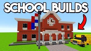 Minecraft 20+ School Build Hacks & Ideas