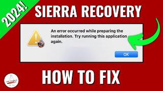 FIXED An error occurred while preparing the installation macOS Sierra Recovery Error