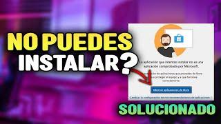 No puedo instalar programas en Windows 11 Solución 2024-2025-2026