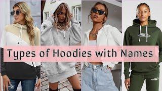 Types of Hoodies for Women with Names