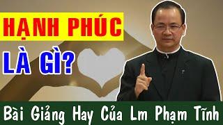 HẠNH PHÚC LÀ GÌ? - Bài Giảng Hay Và Ý Nghĩa Của Lm Phạm Tĩnh Công Giáo Yêu Thương