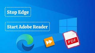 PDF File Issue Stop Edge Start Adobe Reader