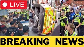  BREAKING Islamists & Gypsies RIOT In Leeds As Police RUN AWAY