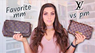 Louis Vuitton Favorite MM vs PM  Monogram vs Damier Ebene - Which is the best one??