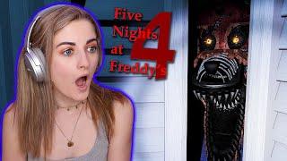 Playing Five Nights at Freddys 4 For the First Time i really tried