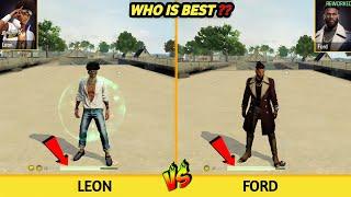 LEON VS FORD ABILITY TEST FREE FIRE  GARENA FREE FIRE