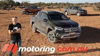 2018 Ford Ranger Wildtrak v Mercedes-Benz X-Class v Volkswagen Amarok  Comparison Test