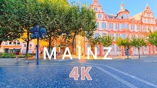 Mainz Germany  Colourful Summer Walk ️ 2023 4k 60fps