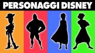 Indovina il Personaggio Disney dalla Silhouette  Quiz Disney