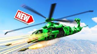 *NEW* MEGA STEALTH ARMY HELICOPTER In GTA 5 DLC