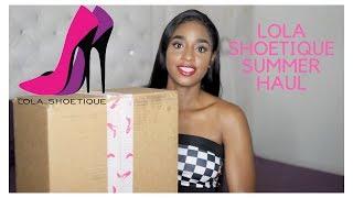 LOLA SHOETIQUE  SUMMER 2018 UNBOXING HAULMELENIGMA