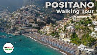 Positano Italy Walking Tour in 4K