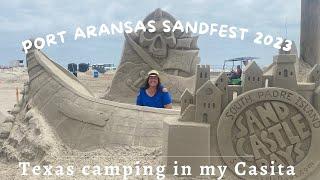 Beach Camping Port Aransas SandFest 2023