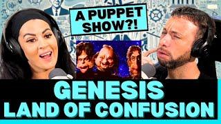 ONE OF THE CRAZIEST MUSIC VIDEOS EVER First Time Hearing Genesis - Land of Confusion Reaction