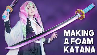 EVA Foam Katana Cosplay Tutorial - Mitsuri Kanroji Demon Slayer - 鬼滅の刃