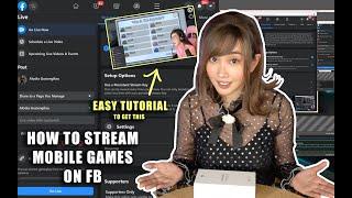 HOW TO STREAM MOBILE GAMES ON FACEBOOK STEP by STEP