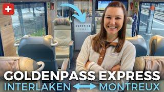 GoldenPass Express Prestige Class Belle Epoque & VIP  Interlaken–Montreux  Swiss Panoramic Train