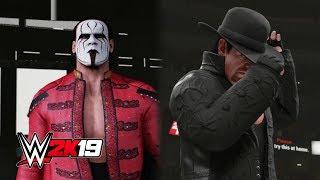 WWE 2K19 - Sting Vs The Undertaker FULL MATCH