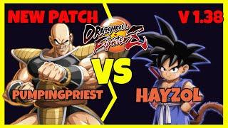 DBFZ NEW PATCH 1.38 - PUMPINGPRIEST vs HAYZOL Super Baby 2 Nappa Cell vs GT Goku T. Gohan Goku