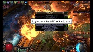 Trigger a socketed fire spell enchantment builds - PoE 3.25