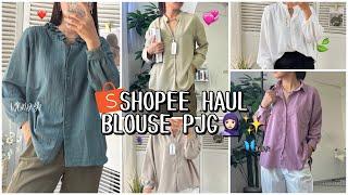 SHOPEE HAUL BLOUSE HIJAB FRIENDLY MURAH BERKUALITAS PART 3  WAJIB PUNYA