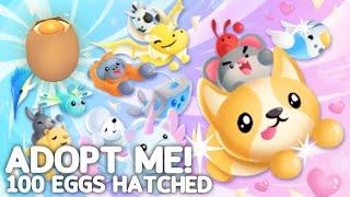 Hatching 100 New Cracked Eggs In Adopt Me To Get The New Legendary Pets Roblox Adopt Me