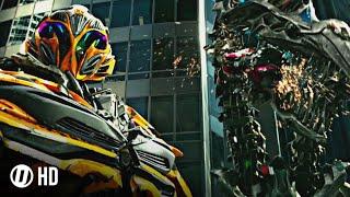 Transformers Age of Extinction 2014 - Bumblebee vs. Stinger Scene  Movie Clip HD