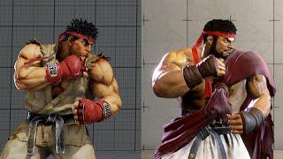 Street Fighter 5 Vs Street Fighter 6  Comparison