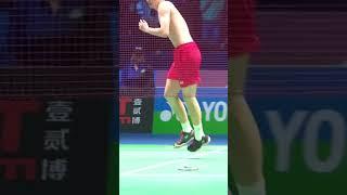 What a celebration by Li Shi Feng Watch till the end.  #shorts #badminton #BWF