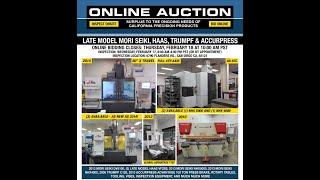 Cal Precision Auction Lot 16 2012 MORI SEIKI NHX 5000