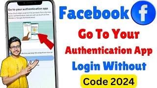 Two Step Authentication Facebook Lost Phone 2024  Facebook Login Code Problem  Fb Two factor