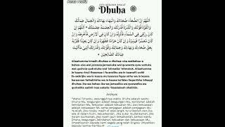 Bacaan Doa Sholat Dhuha