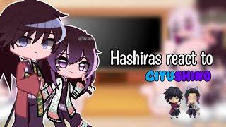  Change speed 2x  Hashiras react to Giyushino 