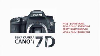 HARGA SEWA RENTAL KAMERA DLSR CANON 7D SURABAYA