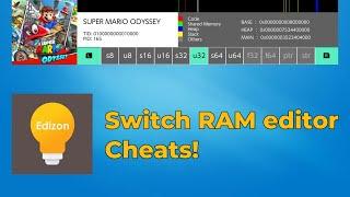 Switch ram editor Edizon  Switch cheats  How to edit your Switch ram to hack games