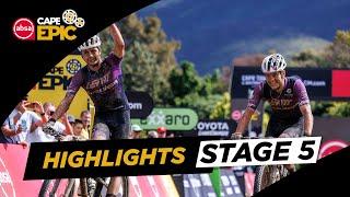 Full Highlights  Stage 5  2023 Absa Cape Epic