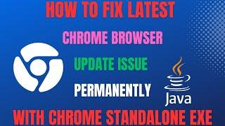 How to Fix Latest Chrome Browser Issue in Selenium WebDriver  #chrome #WebDriver #Update #fixed