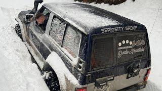 OFF ROAD - Patrol M57 BiTurbo #topoffroadromania #snow #toyota #maxxis