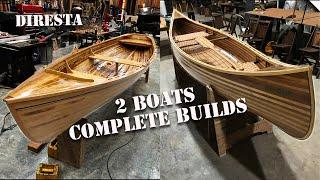 2 Complete Boat Builds Row Boat & Canoe