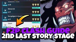 F2P DESTROYING 2ND LAST STORY STAGE CLASH W 3 TROPHIES  Solo Leveling Arise