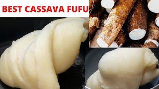 Original Cassava Fufu  Akpu  No Pounding  Fresh Cassava Fufu